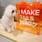 MoeGo Orange Neon PVC Tote Bag